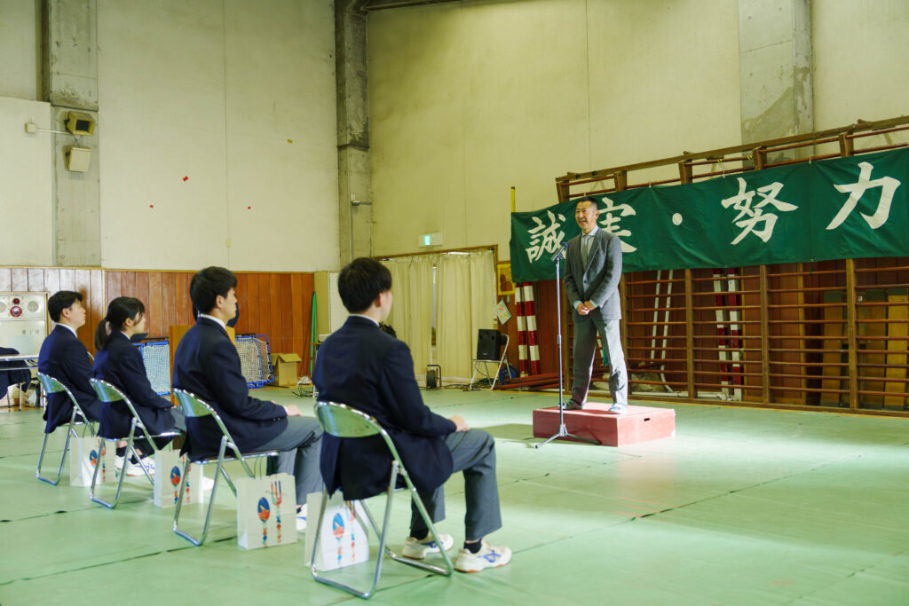 東大和高校野球部51期卒部式　三國先生祝辞